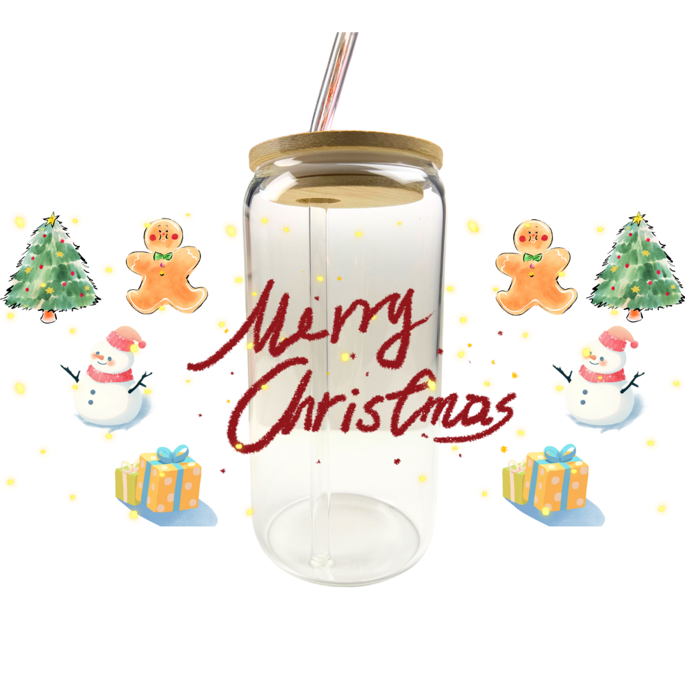 Christmas gift UV DTF CUP WRAPS
