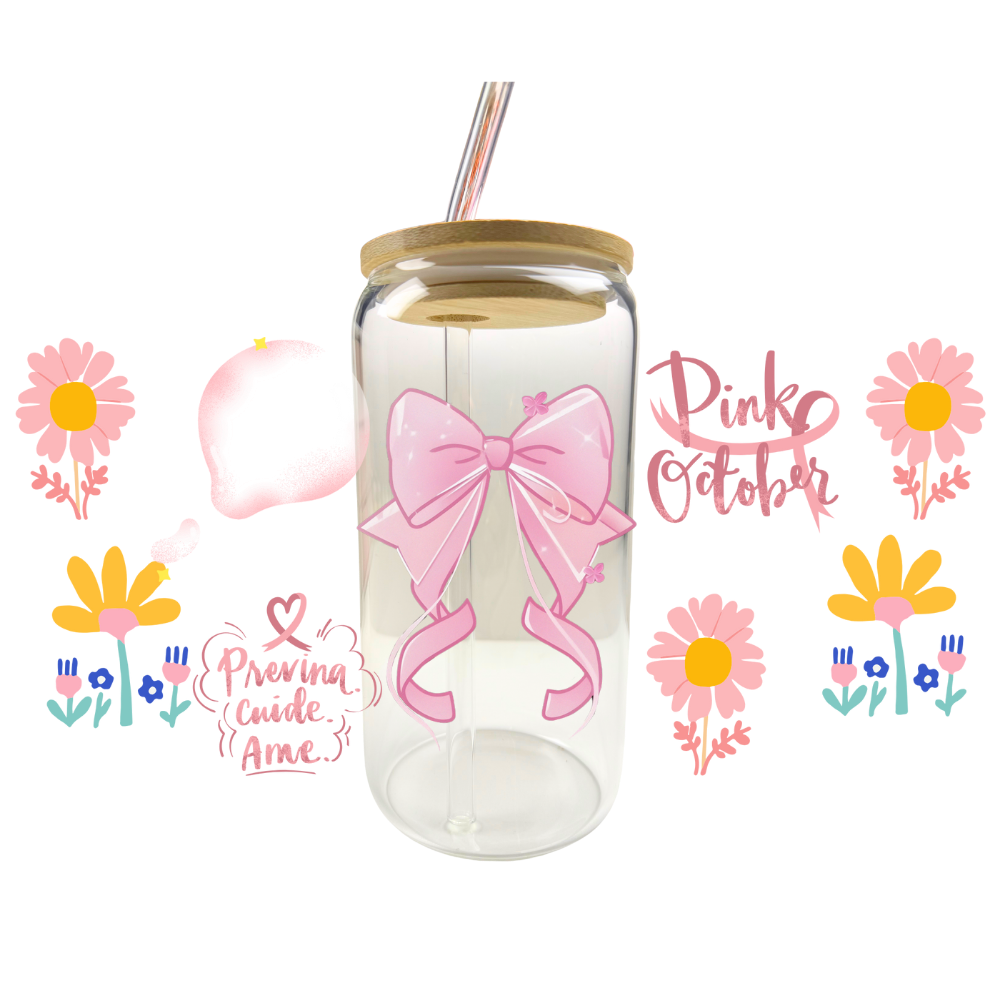 Pink World UV DTF CUP WRAPS