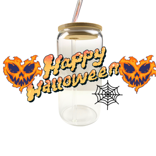 Happy Halloween UV DTF CUP WRAPS